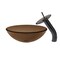Novatto TY Glass Vessel Bathroom Sink Set, Oil Rubbed Bronze NSFC-168T001ORB - alternate 7